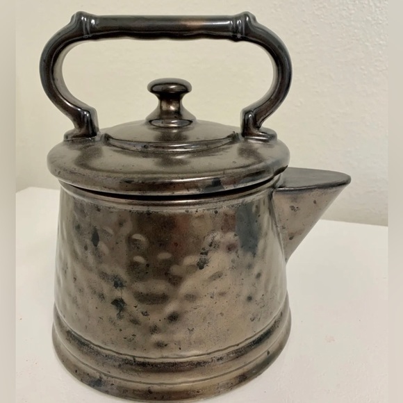 McCoy 1960's Vintage Teapot Cookie Jar w/ Lid - Picture 7 of 8
